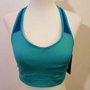 NWT Old Navy teal racerback sports bra